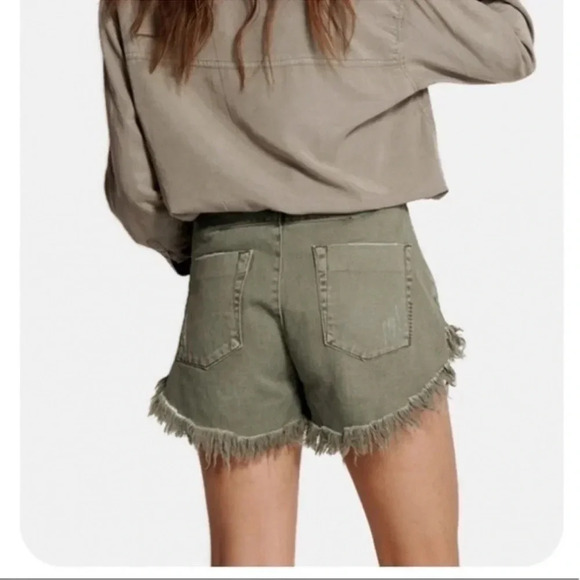 One Teaspoon Denim Shorts Cutoff Size 25 - Picture 2 of 6